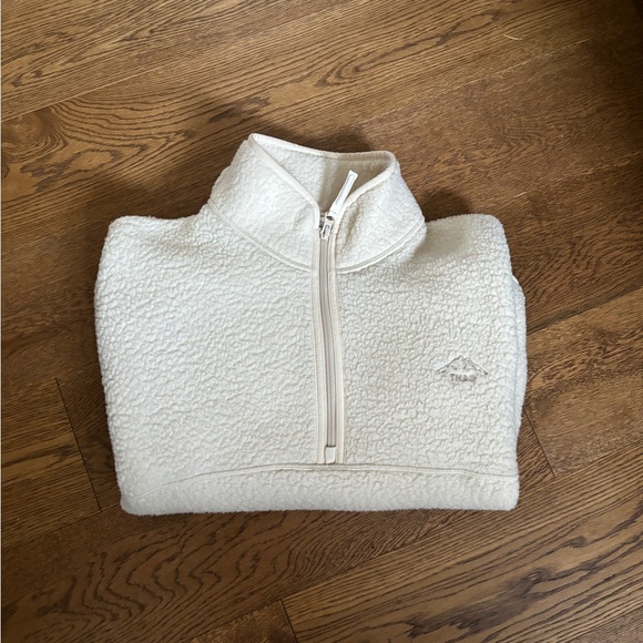 Aritzia Sweaters - Aritzia polartec thermal pro 1/2 zip sweater large - birch